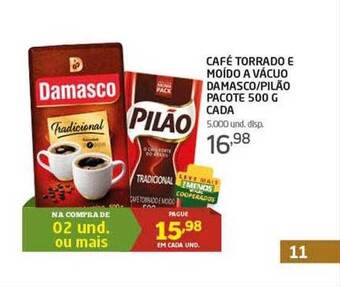 Cooper Café torrado e moído a vácuo damasco-pilão pacote cada oferta