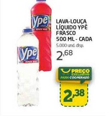 Cooper Lava-louça líquido ypê frasco - cada oferta