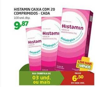 Cooper Histamin caixa com 20 comprimidos - cada oferta