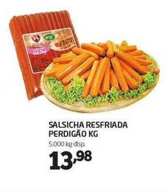 Cooper Salsicha resfriada perdigão kg oferta