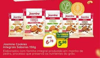 Jasmine cookies integrais sabores