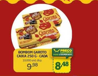 Cooper Bombom garoto caixa - cada oferta