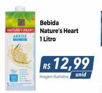 Hiper Moreira Bebida nature's heart oferta