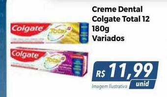 Creme dental colgate total 12 variados