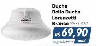 Hiper Moreira Ducha bella ducha lorenzetti branco oferta