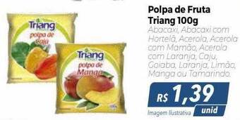 Hiper Moreira Polpa de fruta triang oferta