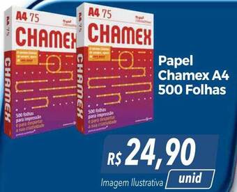 Hiper Moreira Papel chamex a4 500 folhas oferta