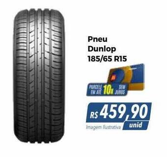 Hiper Moreira Pneu dunlop 185 65 r15 oferta