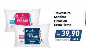 Travesseiro santista firme ou extra firme