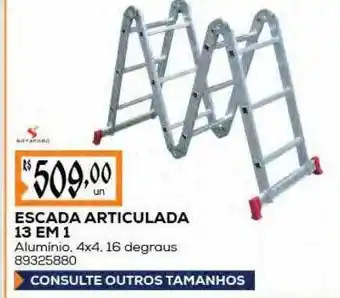 Escada articulada 13 em 1