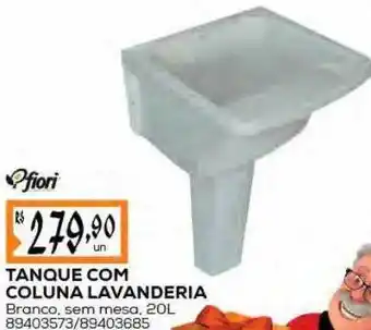 Obramax Tanque com coluna lavanderia oferta