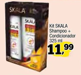 Amarelinha supermercados Kit Skala Shampoo + Condicionador 325ml oferta