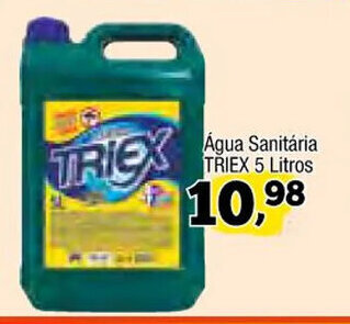 Amarelinha supermercados Agua Sanitaria Triex 5L oferta