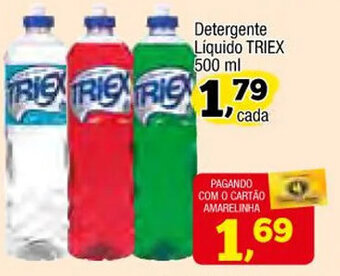 Amarelinha supermercados Detergente Liquido Triex 500ml oferta