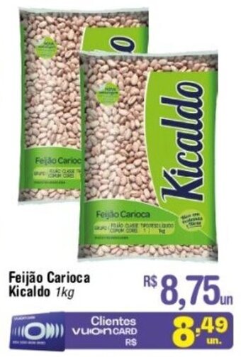 Fort Atacadista Feijao Carioca Kicaldo 1kg oferta
