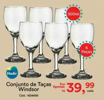 Casa e Vídeo Conjunto de Tacas Windsor oferta