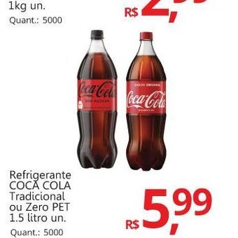 Supermercados Koch Refrigerante coca cola oferta