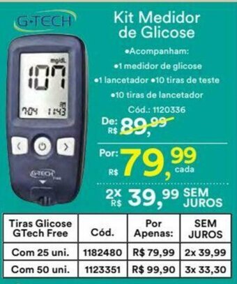 Kit Medidor de Glicose