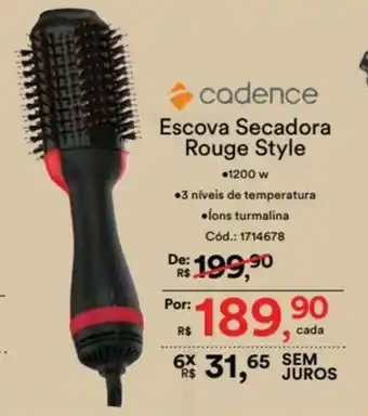 Casa e Vídeo Escova Secadora Rouge Style oferta