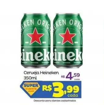 Super Lagoa Cerveja Heineken 350ml oferta