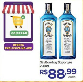 Gin Bombay Sapphire 750ml