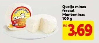 Extra Supermercado Queijo minas frescal Monteminas 100g oferta