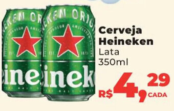 Supermercados Mateus Cerveja Heineken lata 350ml oferta