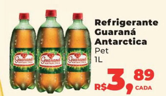 Supermercados Mateus Refrigerante Guarana Antarctica pet 1L oferta