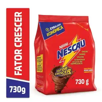 Serrano Supermercado Achocolatado em pó nescau nestlé 730g oferta