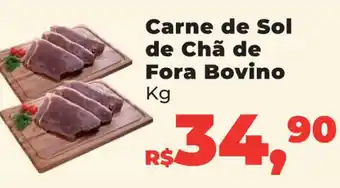 Carne de Sol de Cha de Fora Bovino 1kg