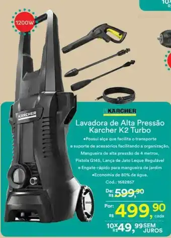 lavadora de Alta Pressao Karcher K2 Turbo