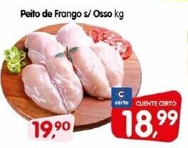 Peito de Frango s/ Osso 1kg