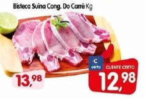 Cercadão Bisteca Suina Cong, Do Carne 1kg oferta