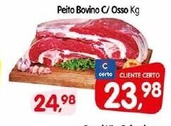 Cercadão Peito Bovino c/ Osso 1kg oferta