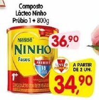 Cercadão Composto lacteo Ninho Prebio 1 + 800g oferta