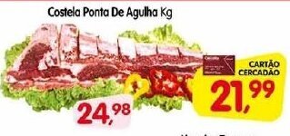 Cercadão Costela Ponta de Agulha 1kg oferta