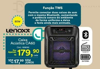 Caixa Acustica CA60