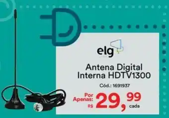 Casa e Vídeo Antena Digital Interna HDTV1300 oferta