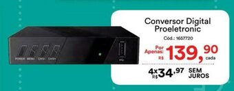 Casa e Vídeo Conversor Digital Proeletronic oferta
