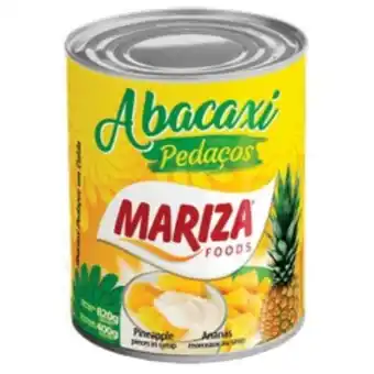 Abacaxi calda mariza rodela lt 400g