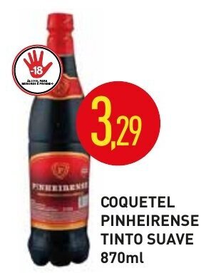 Coquetel Pinheirense Tinto Suave 870ml