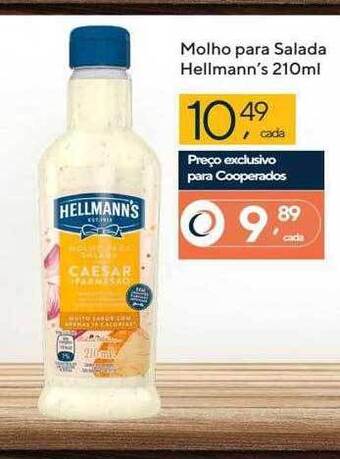Coop Molho para salada hellmann's oferta