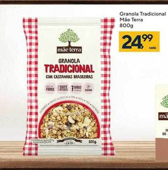 Coop Granola tradicional mãe terra oferta