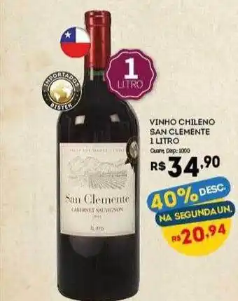 Vinho chileno san clemente