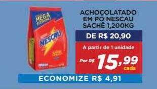 Bahamas Mix Achocolatado em pó nescau oferta