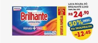 Bistek Supermercados Lava roupa pó brilhante oferta