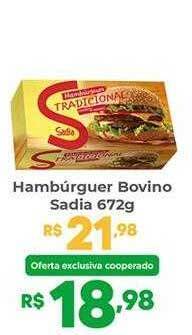Coocerqui Hambúrguer bovino sadia oferta
