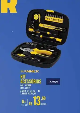 Hammer kit acessórios