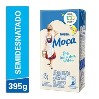 Rede Top Leite condensado semidesnatado moça 395g oferta