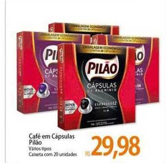 Atacadão Café em cápsulas pilão oferta